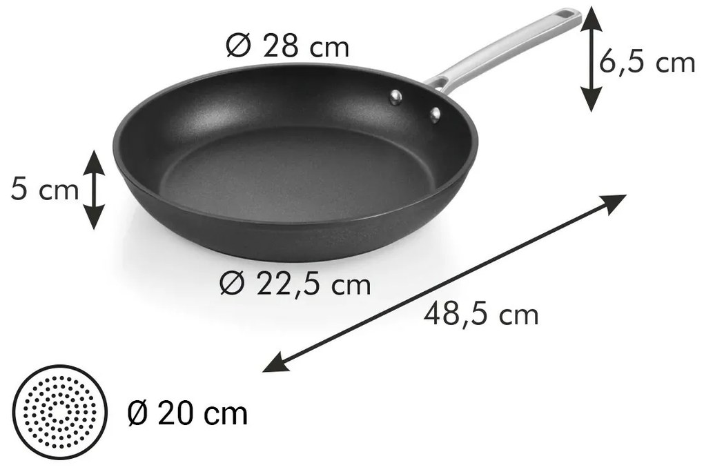 Tigaie Tescoma TitanPOWER, 28 cm, 28 cm