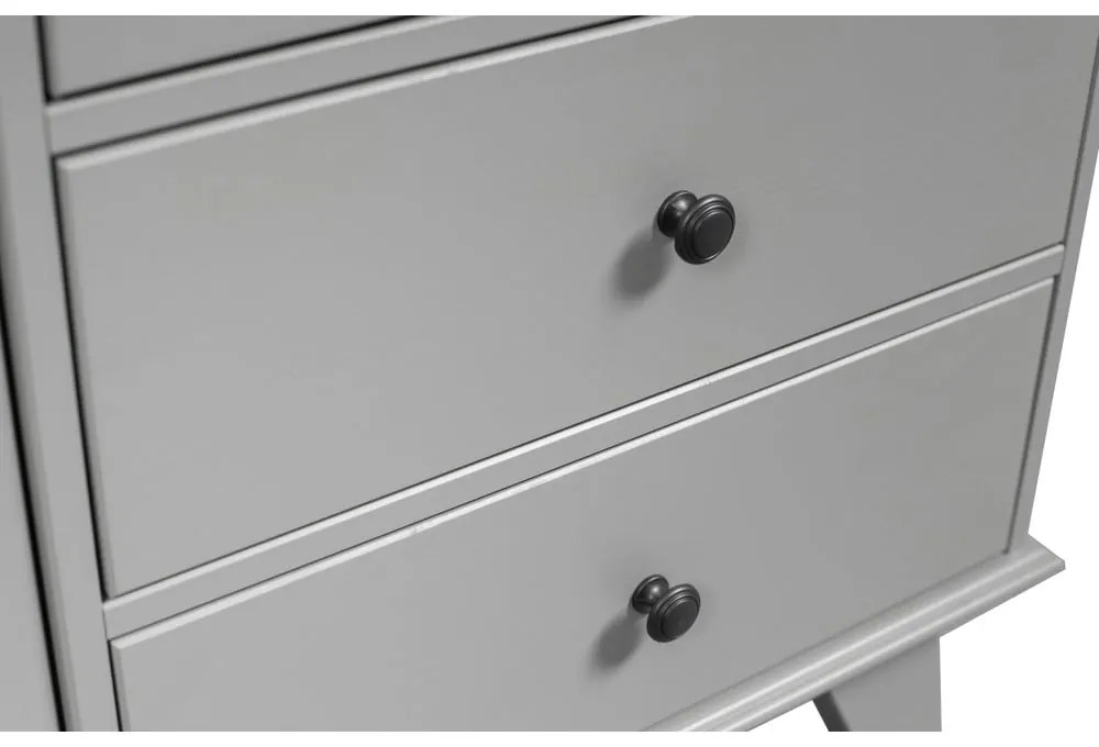 Șifonier de copii gri deschis din lemn de pin 98x190 cm Lily – WOOOD