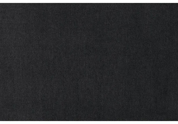 Canapea extensibilă PALERMO cu spațiu de depozitare și taburet, neagră, versiune dreaptă