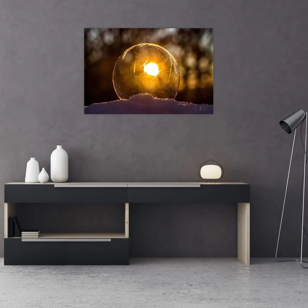 Tablou - Bulă transparentă (90x60 cm)