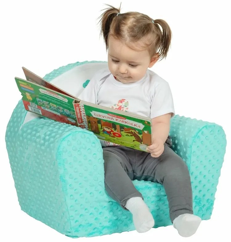New Baby Baby Scaun Minky Fox mint , 42 x 53 cm