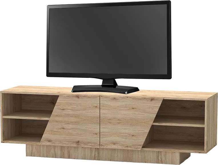 Comoda TV Stevira, culoare sonoma, 160 x 40 x 50 cm