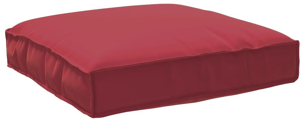 vidaXL Set de perne pentru palet 2 pcs bordo 80 x 80 x 12 cm