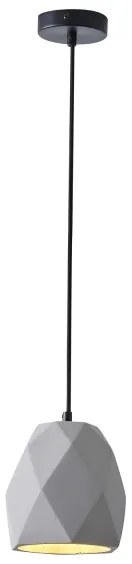 Lustră pe cablu 1xE27/40W/230V gri