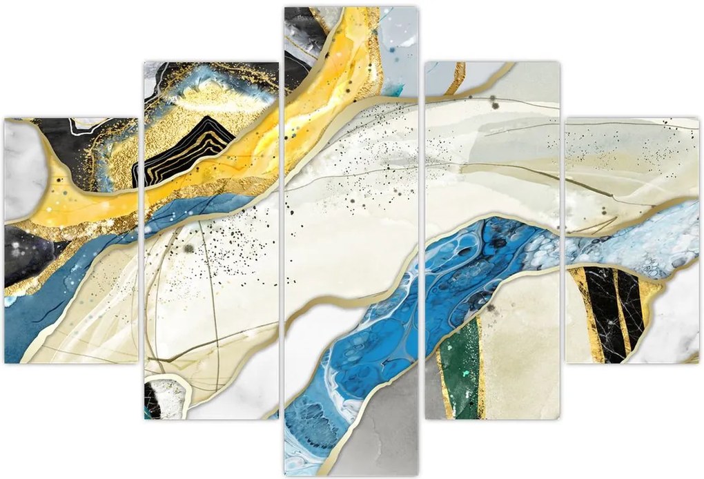 Tablou - Marmură colorată (150x105 cm)