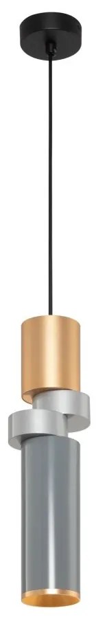 Pendul design modern Palette gri, auriu, argintiu