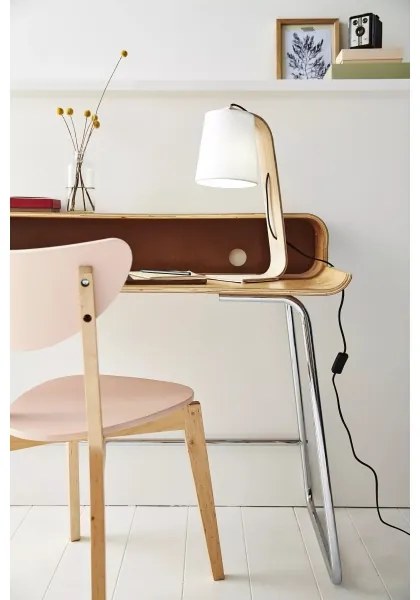 Lucide 06502/81/31 - Lampa de masa NORDIC 1xE14/40W/230V alb