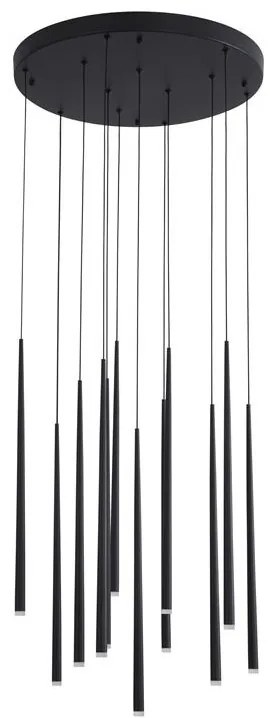 Lustra cu 12 pendule LED design modern Giono NVL-9601012