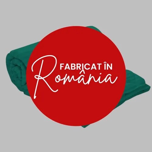 Set pilota iarna, umplutura lana, material damasc policoton, 140x210cm, matlasata, verde, Pucioasa cu 2 perne, matlasate, antialergice, 50x70cm, albe, Pucioasa