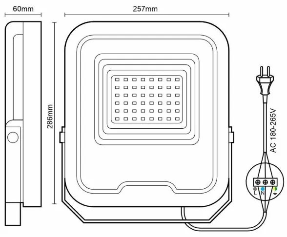 Proiector LED PROFI LED/100W/180-265V 5000K IP65