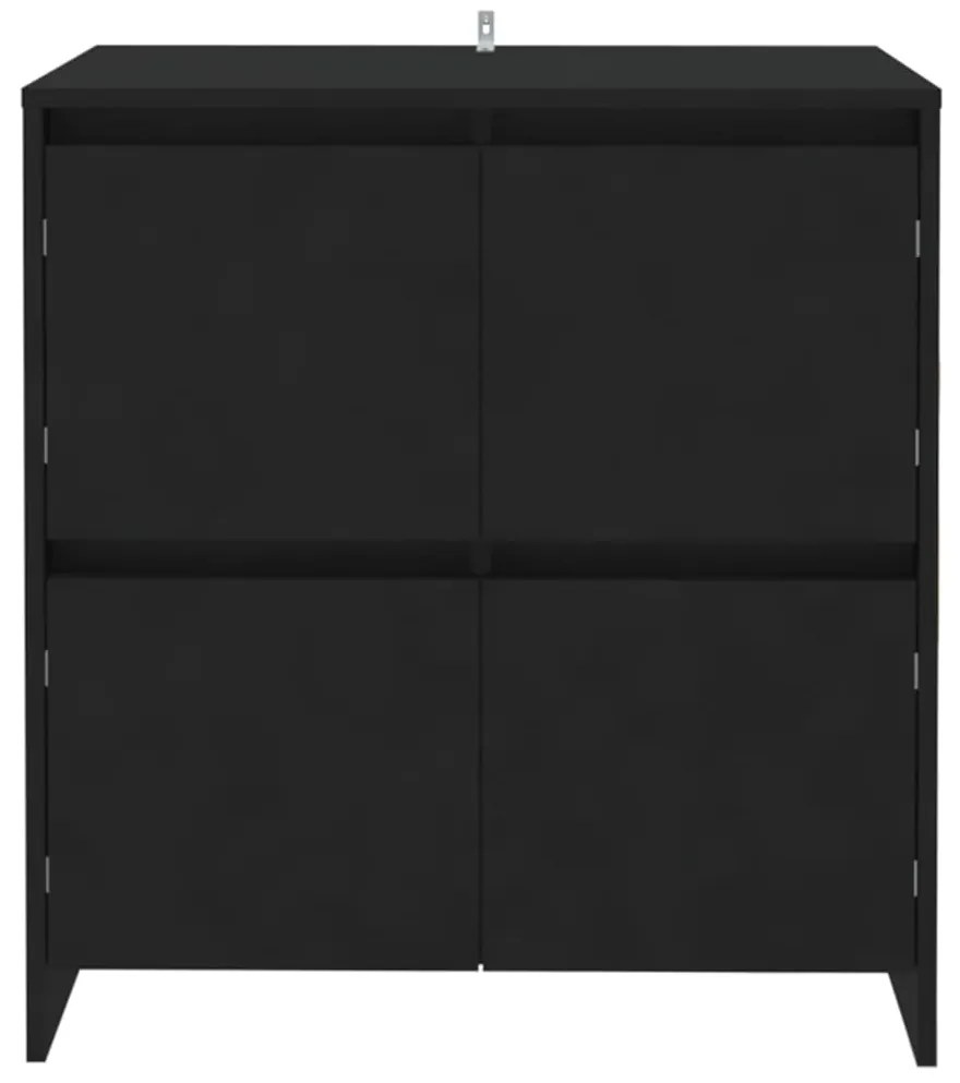 Servanta, negru, 70x41x75 cm, PAL 1, Negru