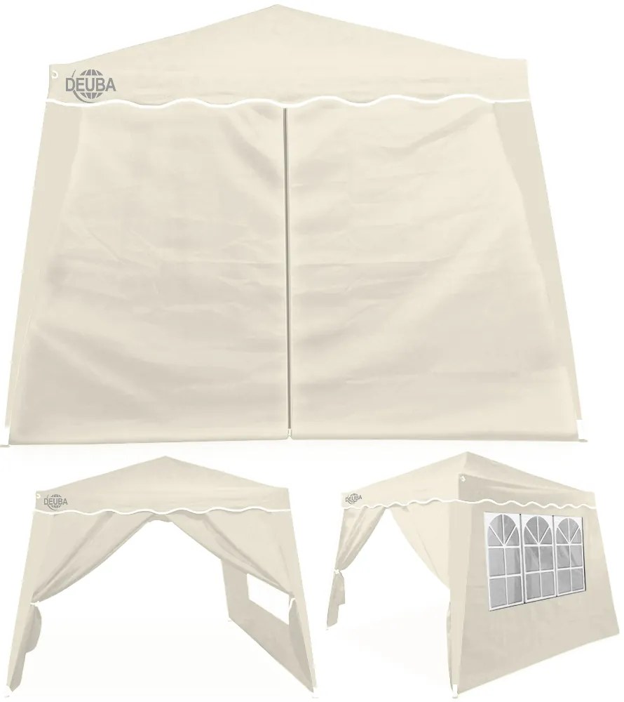 Deuba Foisor de gradina Capri 3x3 m - 4 pereti laterali - bej