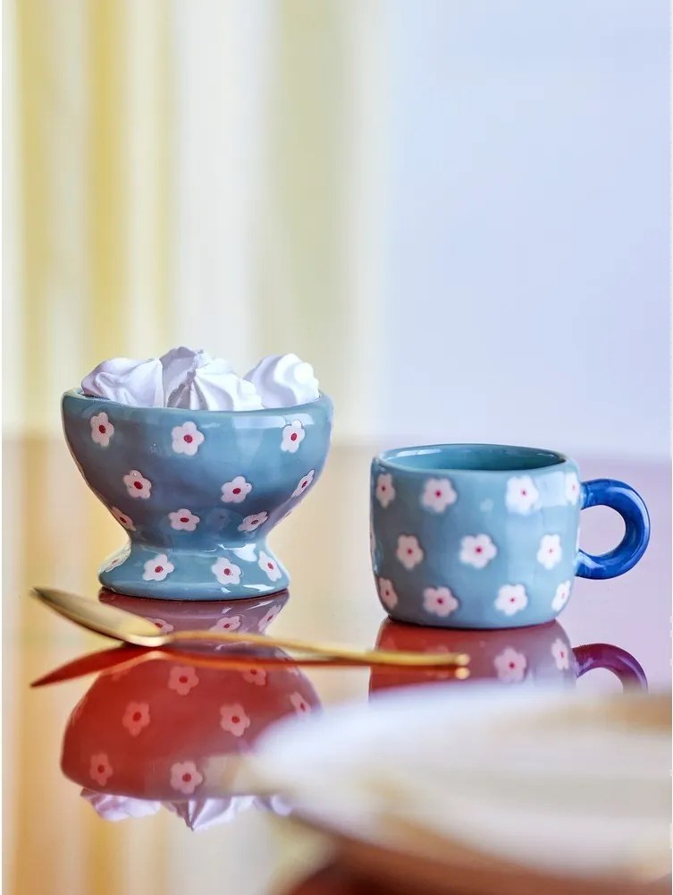 Bol pentru copii albastru din ceramică ø 9 cm Nini – Bloomingville