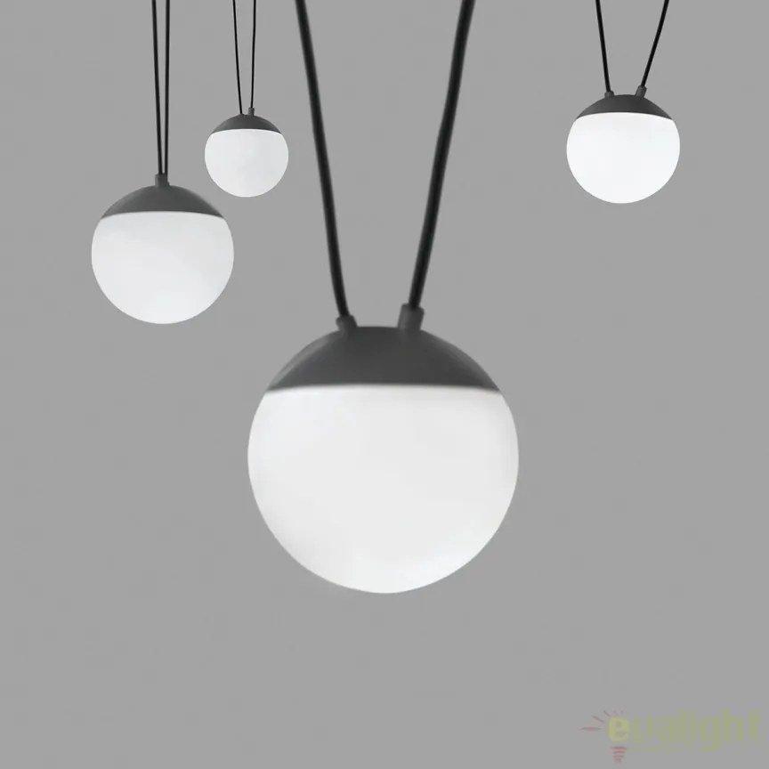 Lustra cu 4 pendule design modern MINE SPACE Grey 28376-4L