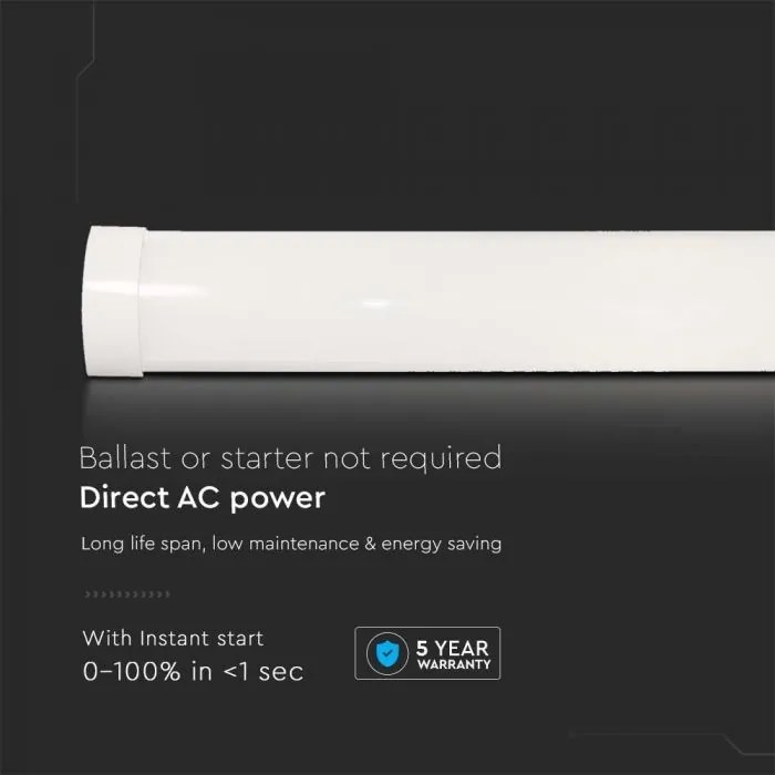 Corp de iluminat liniar cu LED cip SAMSUNG 10W, 1000lm, 3000K, 30cm V-TAC