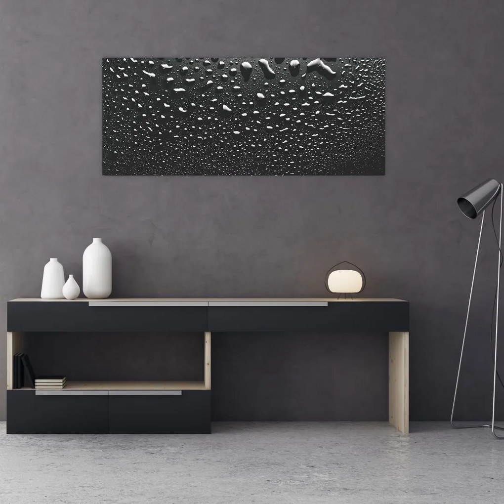 Tabloul cu picături de apă (120x50 cm)