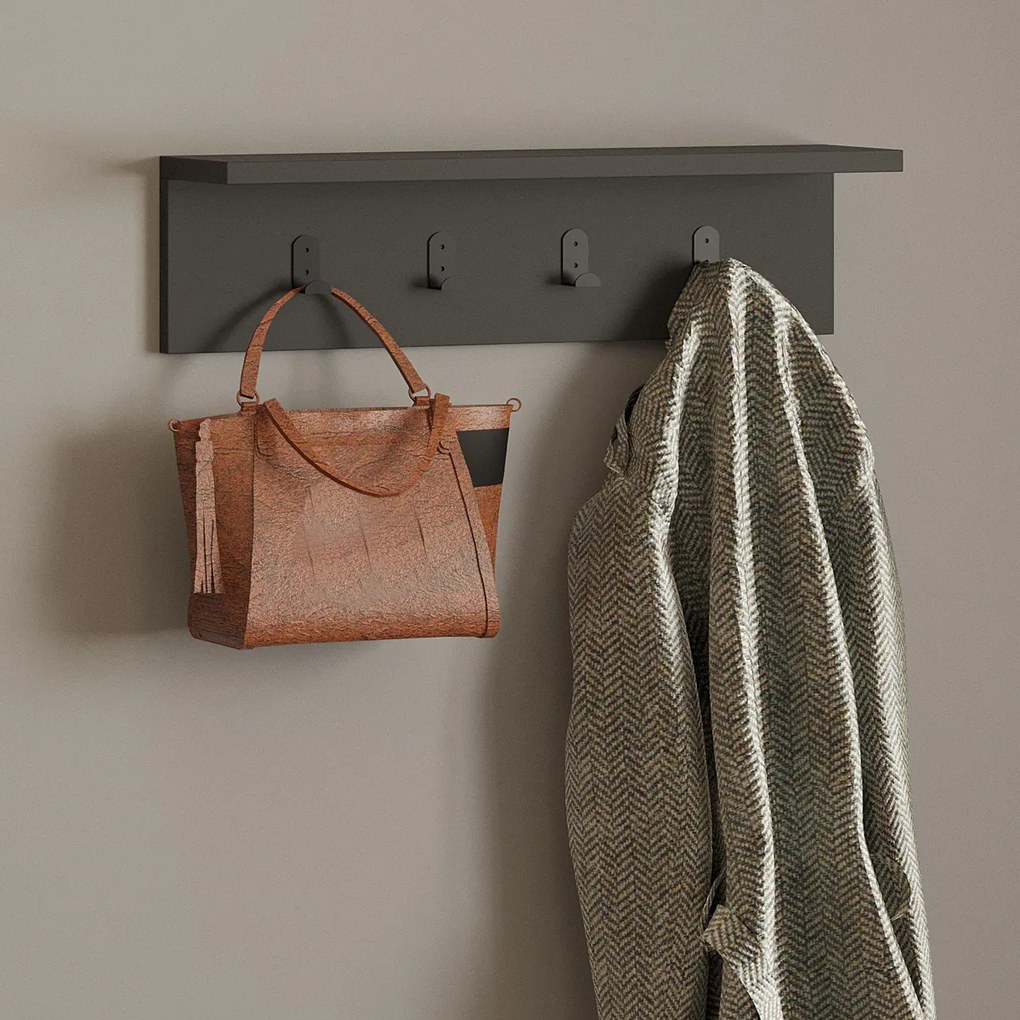 Cuier de perete Ayla Anthracite