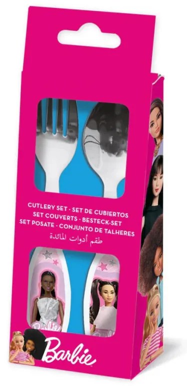 Barbie Stylish set de tacâmuri din metal - 2 piese