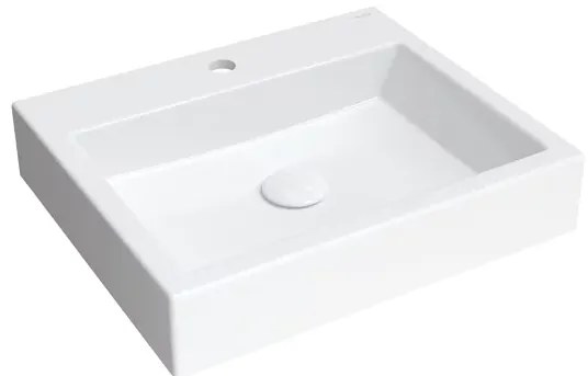 Lavoar suspendat Omnires Thasos M+ alb  50 cm