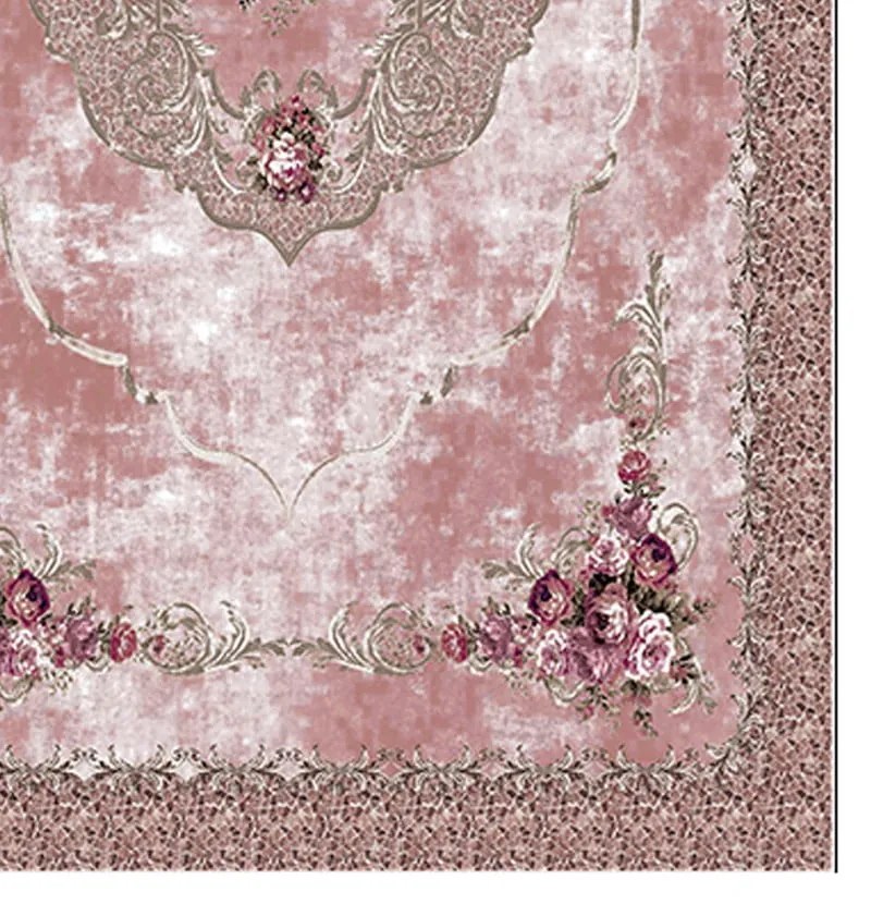 Covorașe de baie roz 2 buc. 60x100 cm – Foutastic