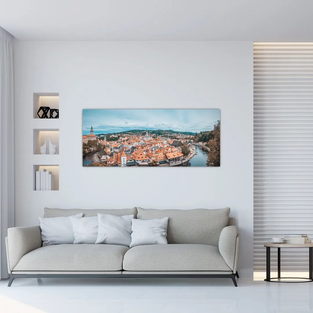 Tablou - Krumlov din Cehia (120x50 cm)