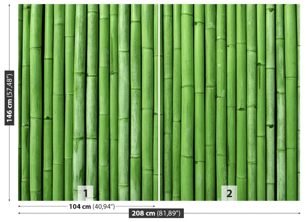 Fototapet Bamboo Green