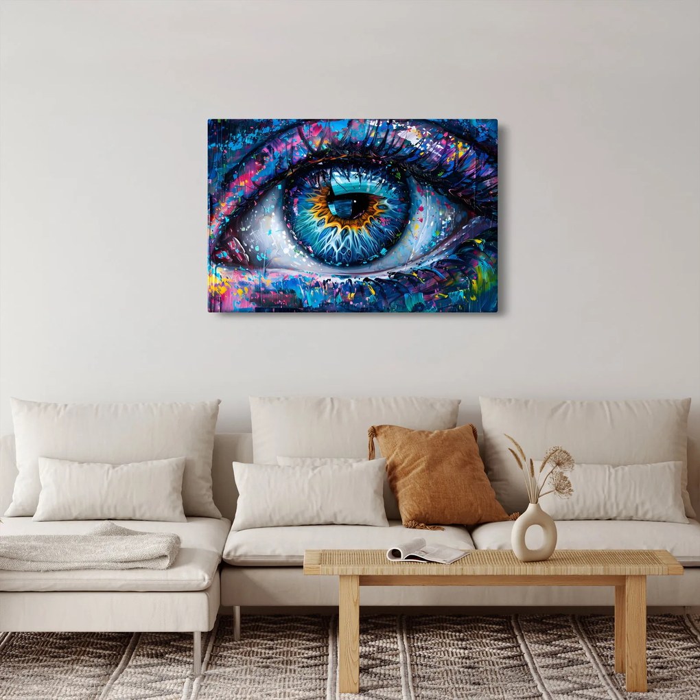 Tablou - Pictura ochilor (90x60 cm)
