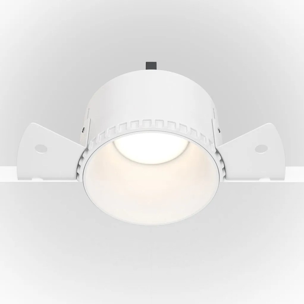 Spot incastrabil design tehnic Share alb 7,5cm