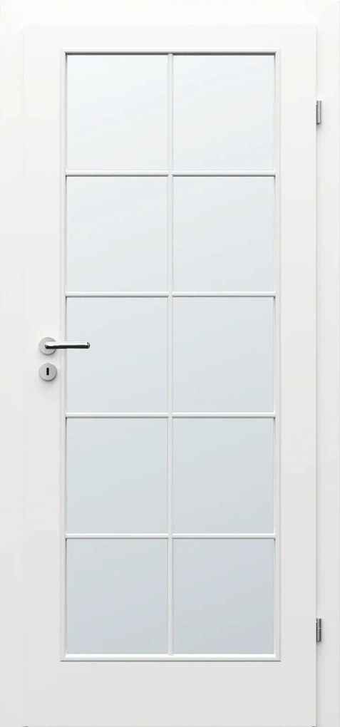 Usa de interior din HDF cu toc reglabil PORTA Decor model C Alb, 200-240 mm- 100% Rezistent la Apa