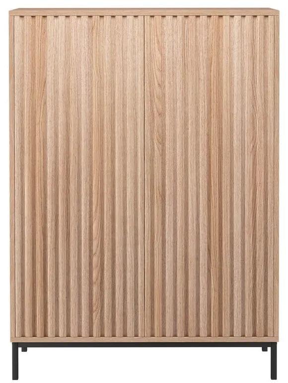 Dulap în culoare naturală cu aspect de lemn de stejar 80x110 cm Celine - Støraa