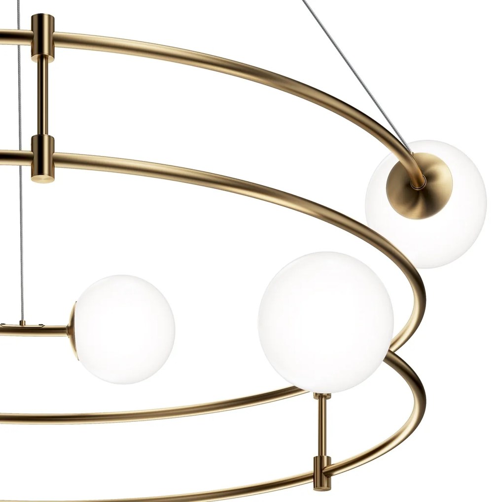 Lustra design ultramodern minimalist Balance 6L auriu