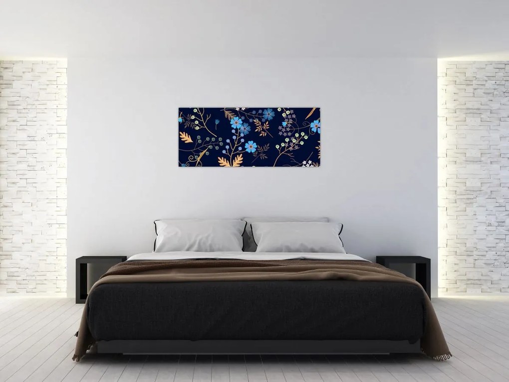Tablou - Flori de toamnă (120x50 cm)