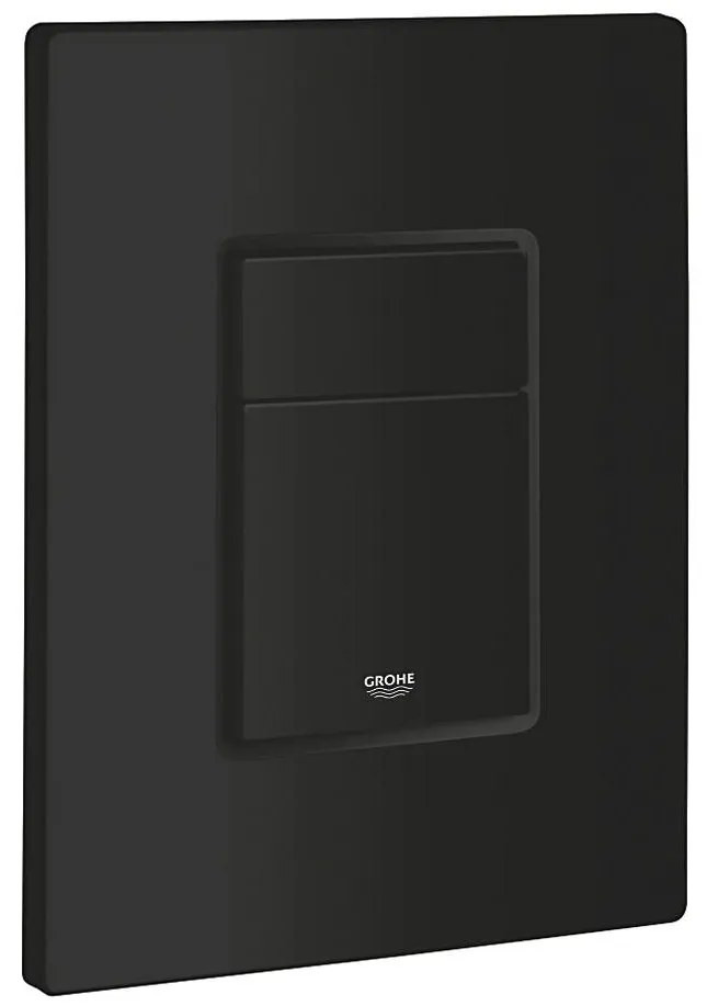 GROHE 389662430 - Placă de acționare EVEN 156 × 197 mm neagră
