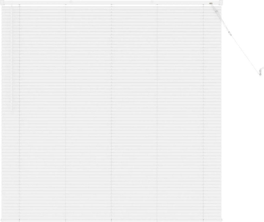 vidaXL Jaluzea venetiană Manual Ajustabil Alb 150 x 150 cm PVC