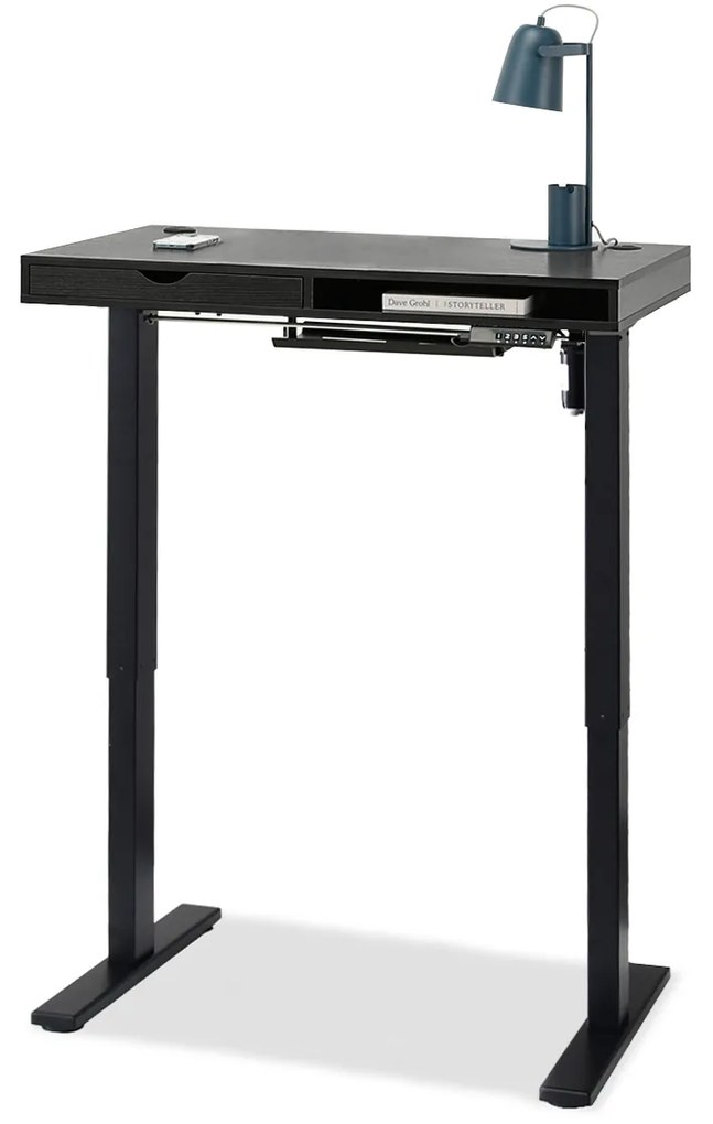 Masă PC Osto 100 (lemn negru + negru). Promo -11%. 1109817