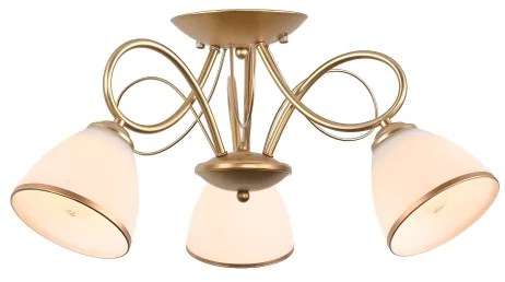 Brilagi - Lustru aplicat FRED 3xE27/60W/230V Ø 59 cm auriu
