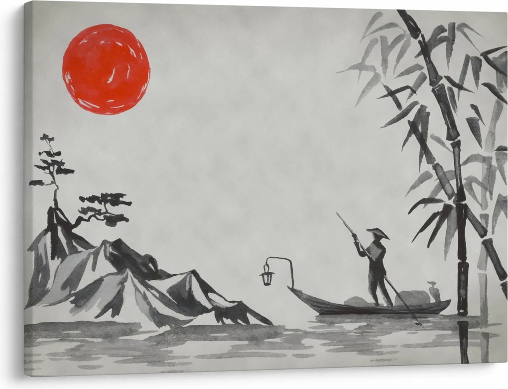 Tablou - Munții Fuji (70x50 cm)
