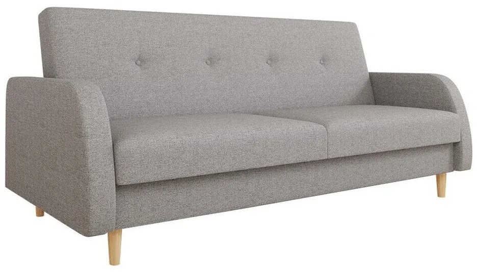 Canapea extensibilă Plano 100 Cutie de pat, 89x216x87cm, 59 kg, Picioare: De lemn