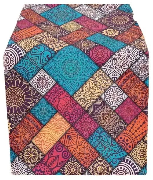 Napron de masă 40x130 cm Mandala Tiles – Mila Home