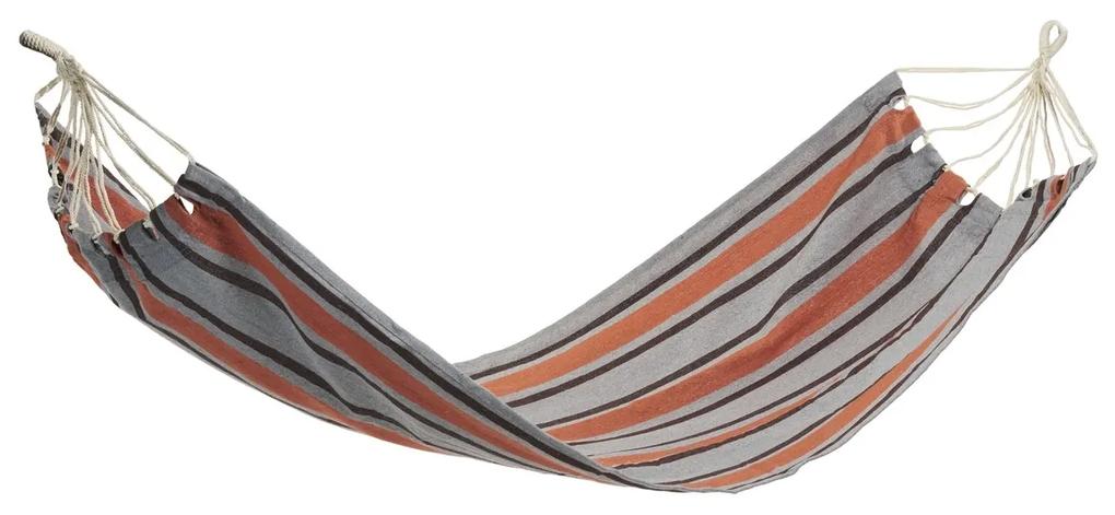Hamac Exotic Stripes, Heinner, 200x80 cm, portocaliu/albastru