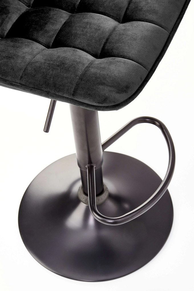 Scaun tip bar Hertha (negru). 1039569