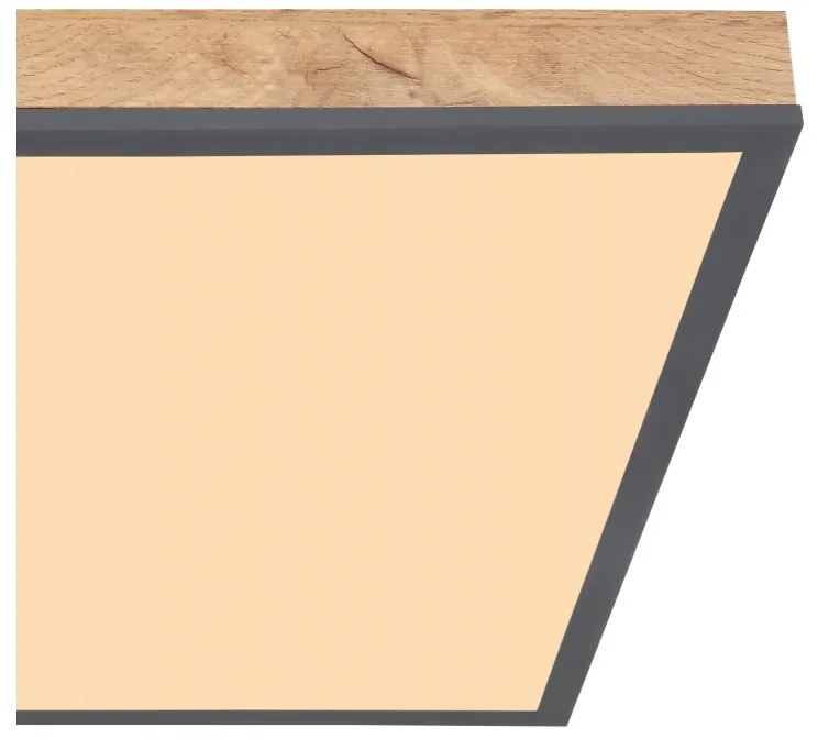 Plafoniera LED cu aspect lemn design slim DORO 24W