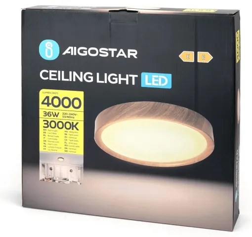 Plafonieră LED Aigostar LED/36W/230V 3000K d. 48,1 cm