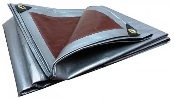 ShopJK PRELATĂ MARO - ARGINTIE 3X4 M 210G/M2