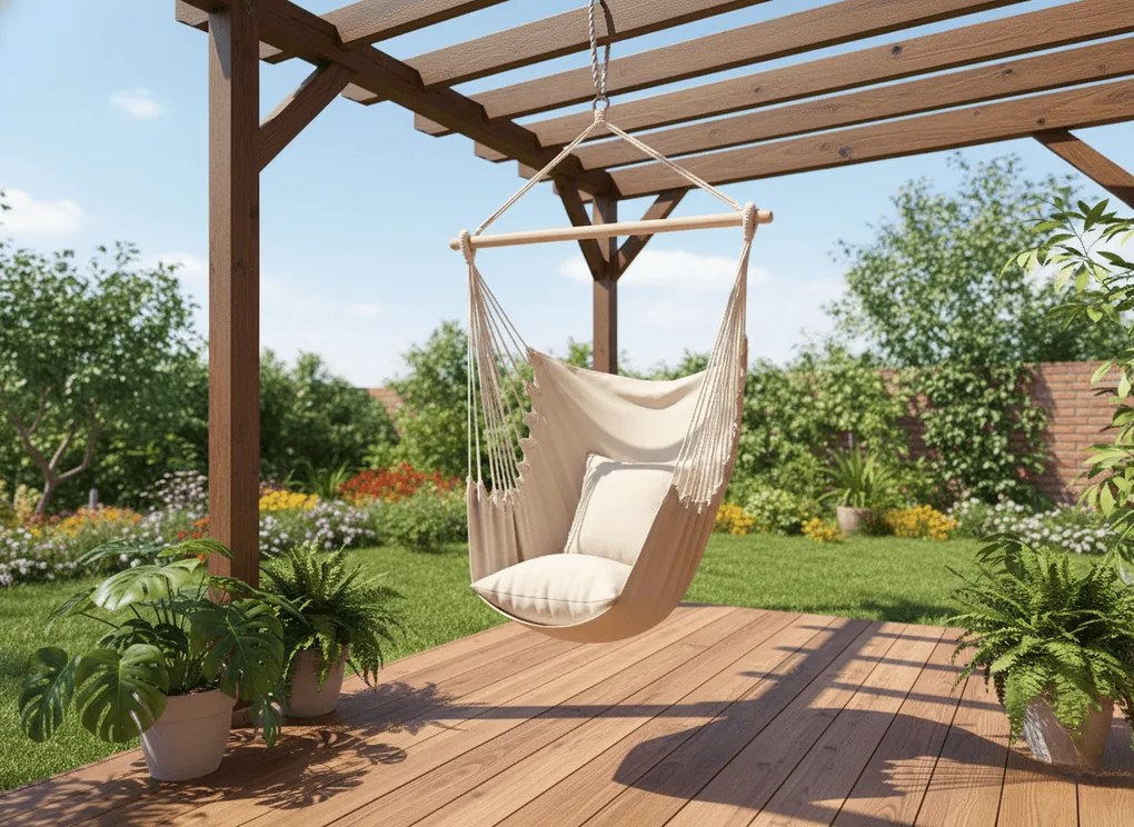 Scaun suspendat DAGO bej