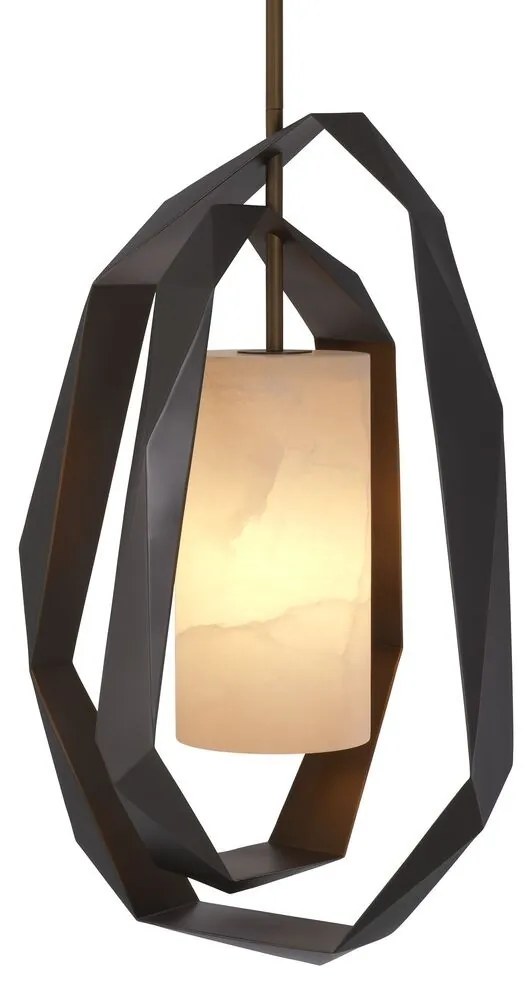 Lustra dimabila suspendata design LUX Santos Double, gunmetal 115372 HZ