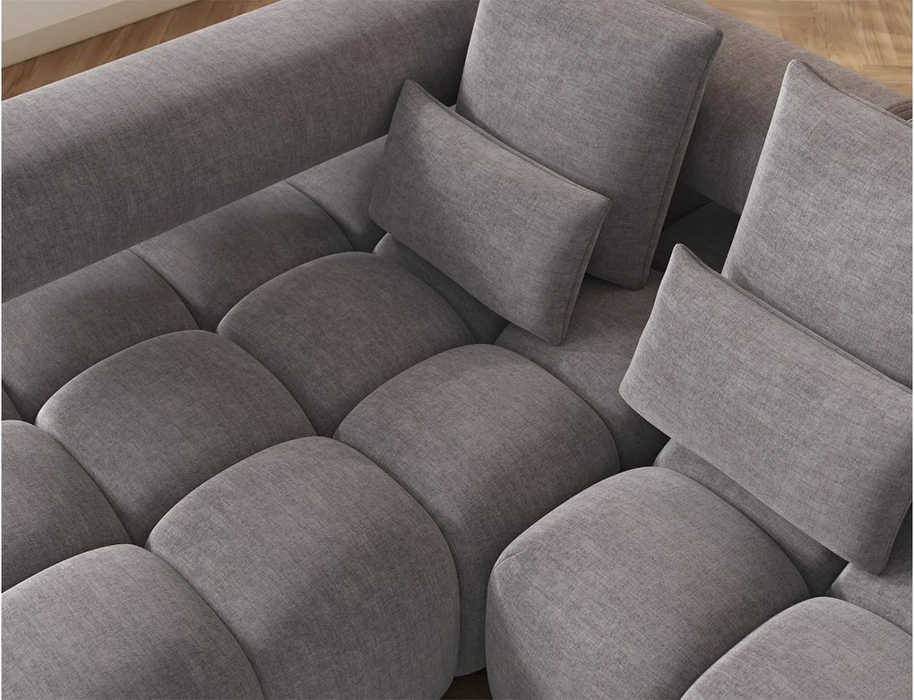 Colțar lemn masiv extensibil modern Levvi Personalizabil, 260 × 184 × 102 cm - Manhattan 45, Dreapta