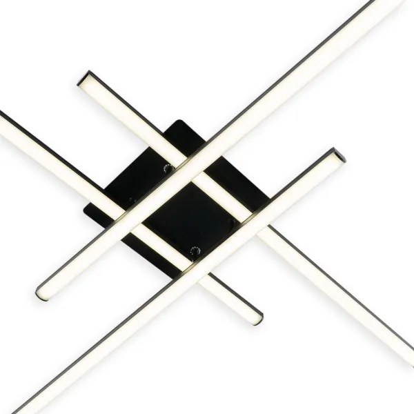 Brilagi - Plafonieră LED STRIPES LED/37W/230V neagră