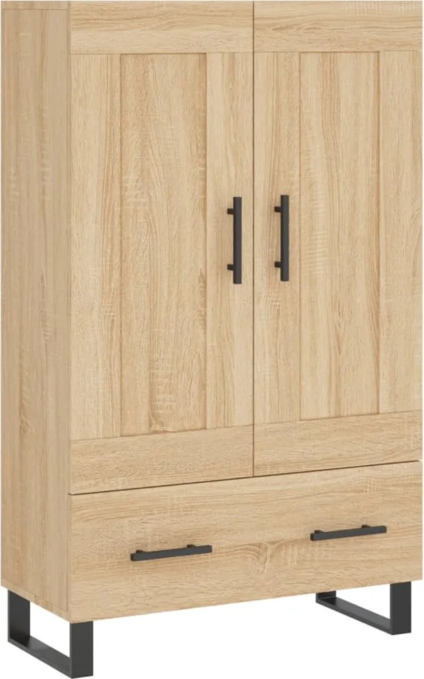 vidaXL Dulap înalt, stejar Sonoma, 69,5x31x115 cm, lemn prelucrat