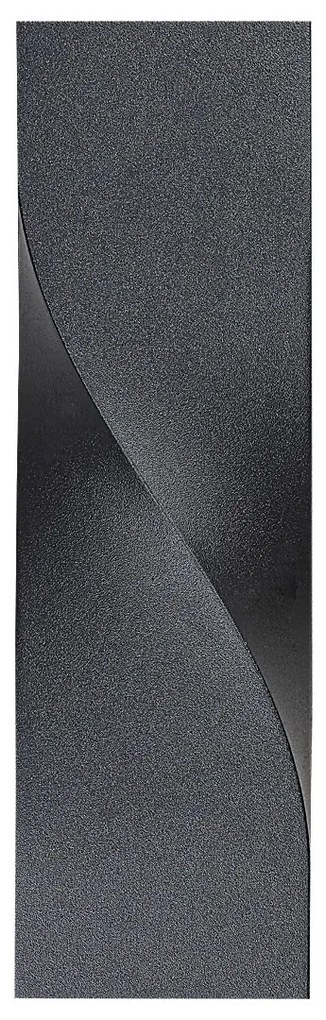 Aplica LED pentru iluminat exterior moderna Follina negru 8154 RX